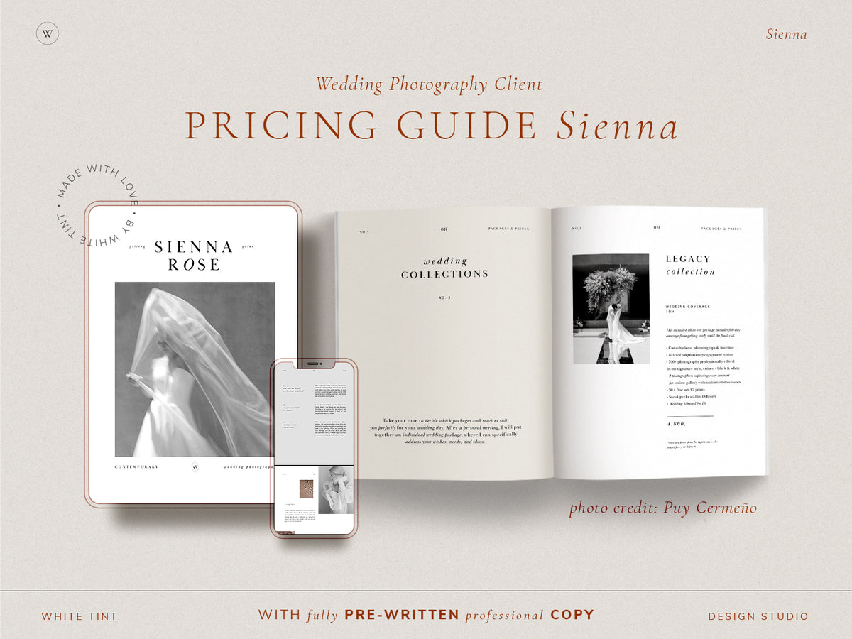 <i>canva</i><br>Photography Marketing BUNDLE<br> <i>sienna</i>
