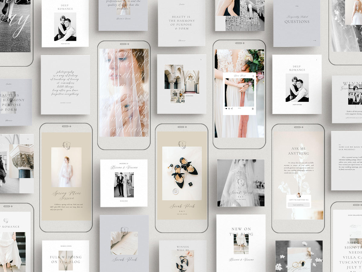 <i>canva</i><br>Instagram Bundle<br> <i>ophélie</i>