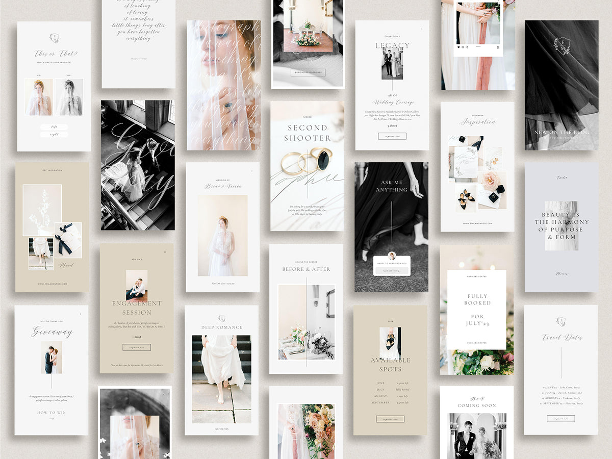 <i>canva</i><br>Instagram Bundle<br> <i>ophélie</i>