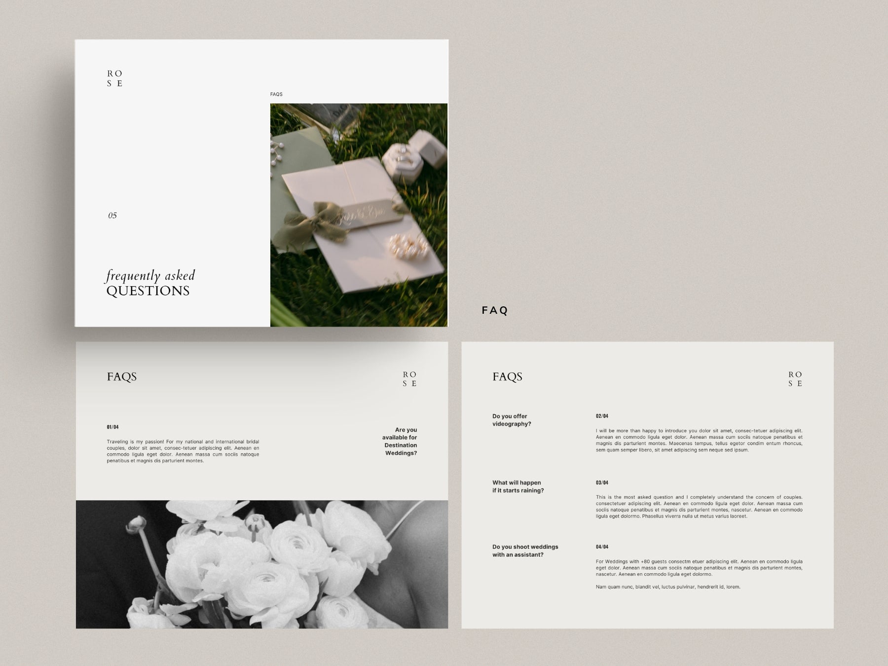 Pricing Services Guide ~ Rose