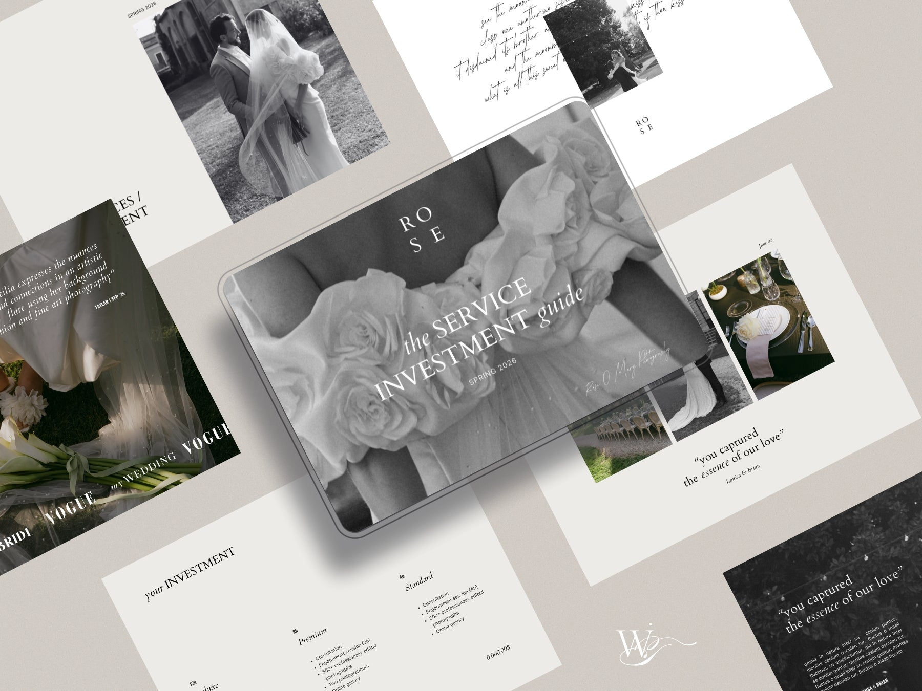 Pricing Services Guide ~ Rose