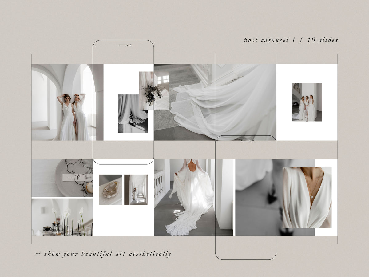 modern minimal canva wedding photography Instagram story template, elegant clean Instagram bundle for wedding photographers, social media bundle by white tint design