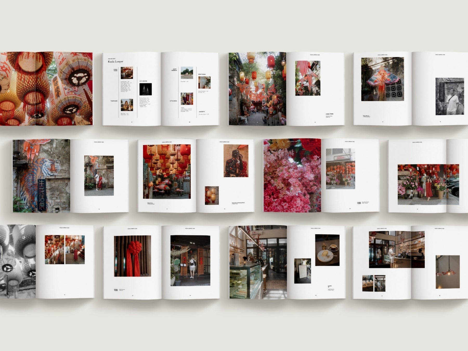 Minimalist travel photo book template in Canva featuring an professional editorial layout, DIY coffee table book design with modern editorial style and clean aesthetic pages, evoke layout studio
