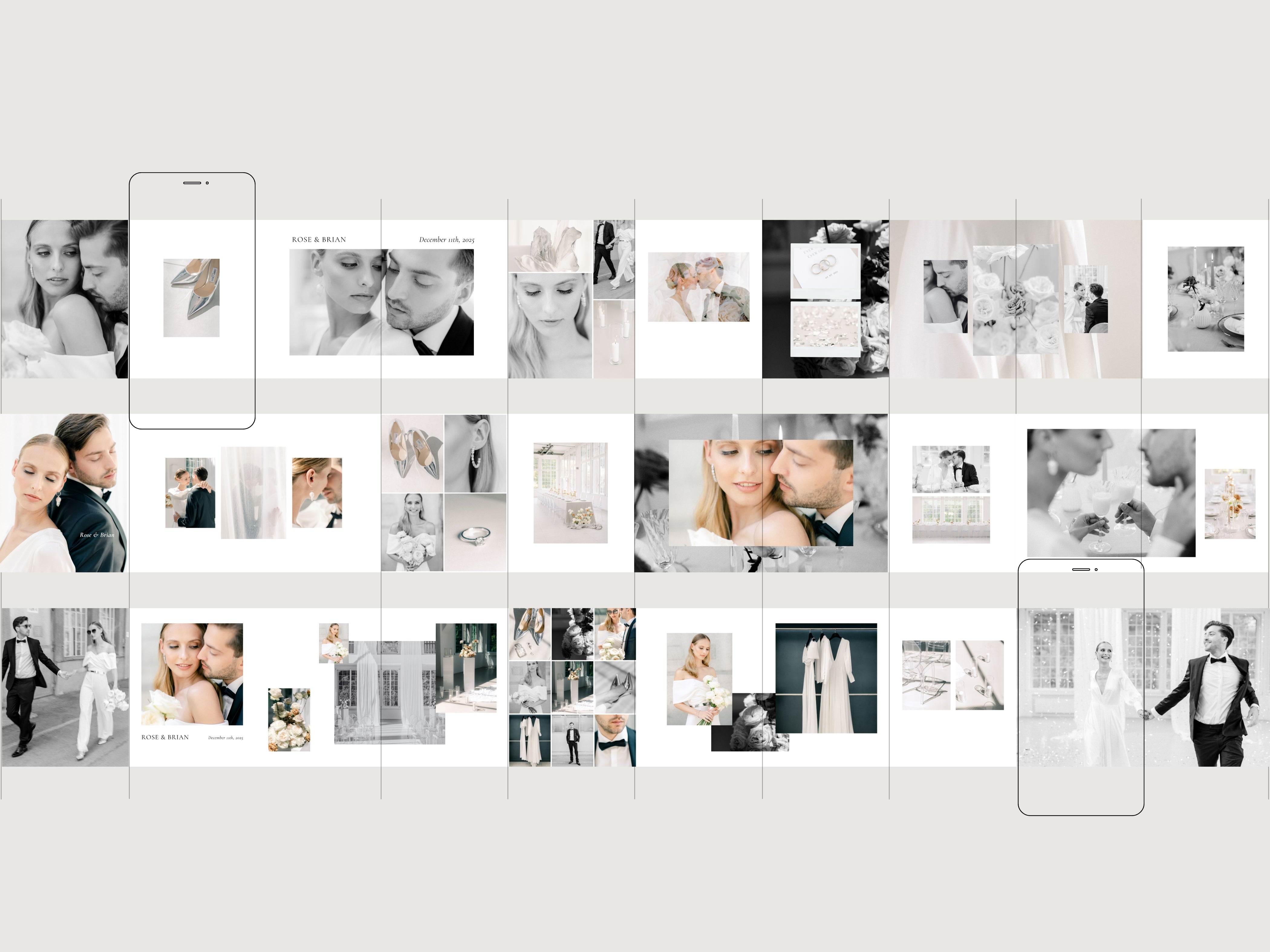Carousel Instagram Post Templates ~ Modern Romance