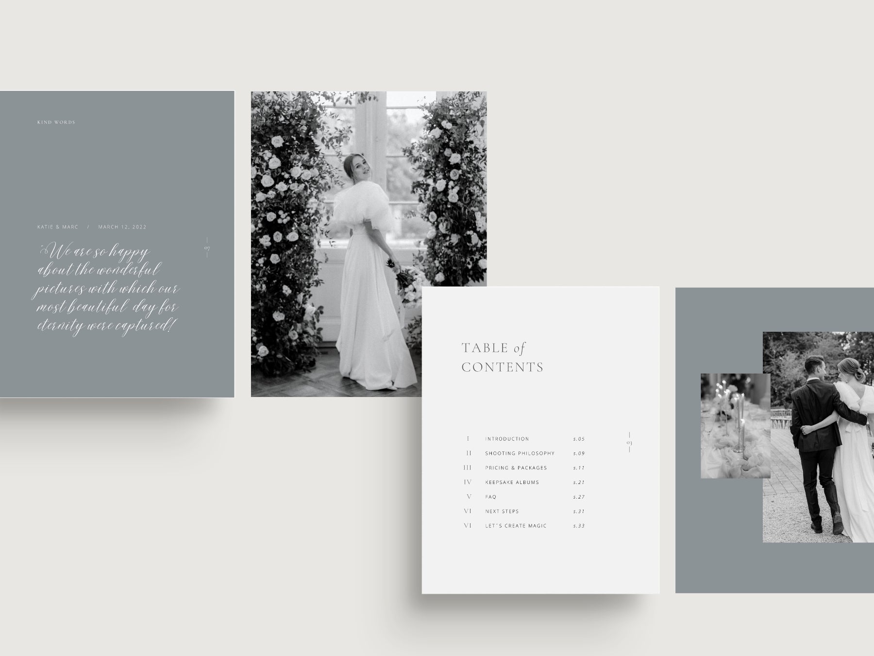 modern fine art wedding photography pricing guide canva template by white tint design