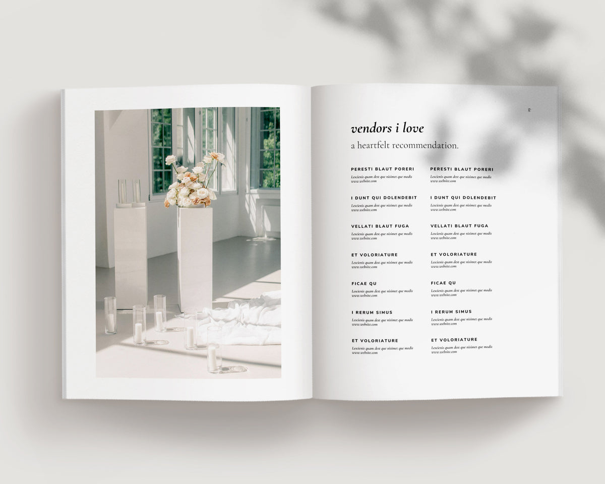 modern elegant canva wedding client welcome guide template for photographers