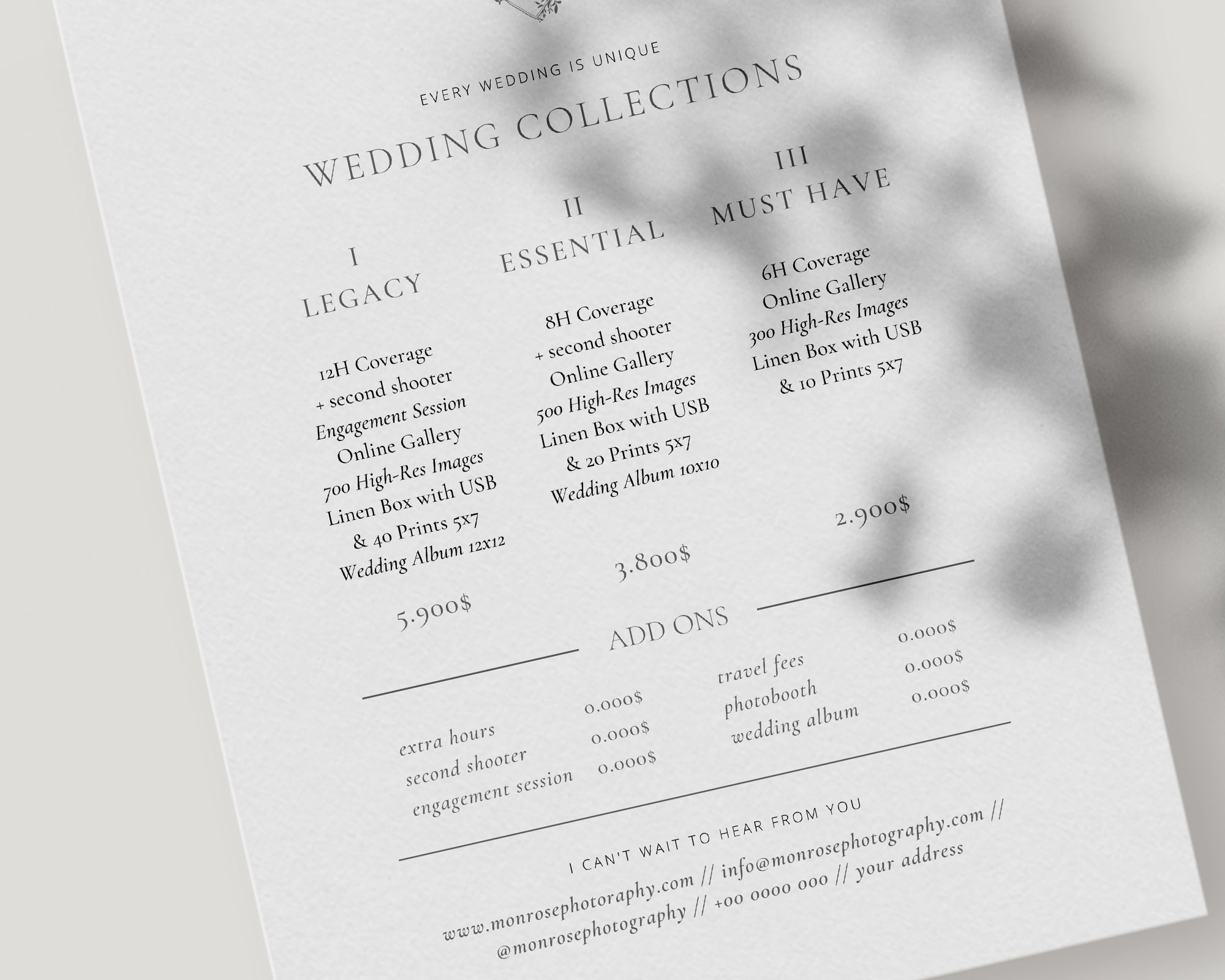 Promo Card ~ Fine Art