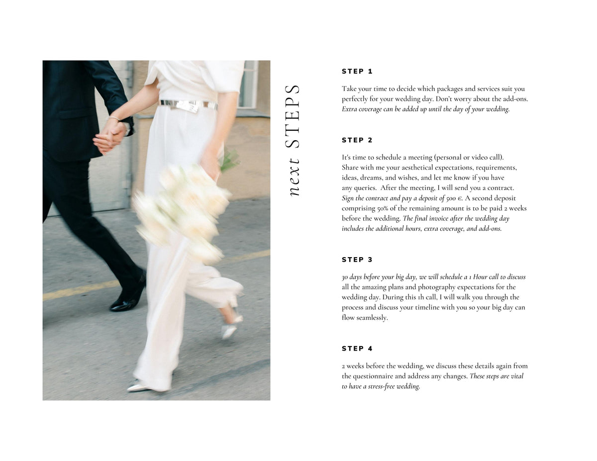 Pricing Guide ~ Modern romance