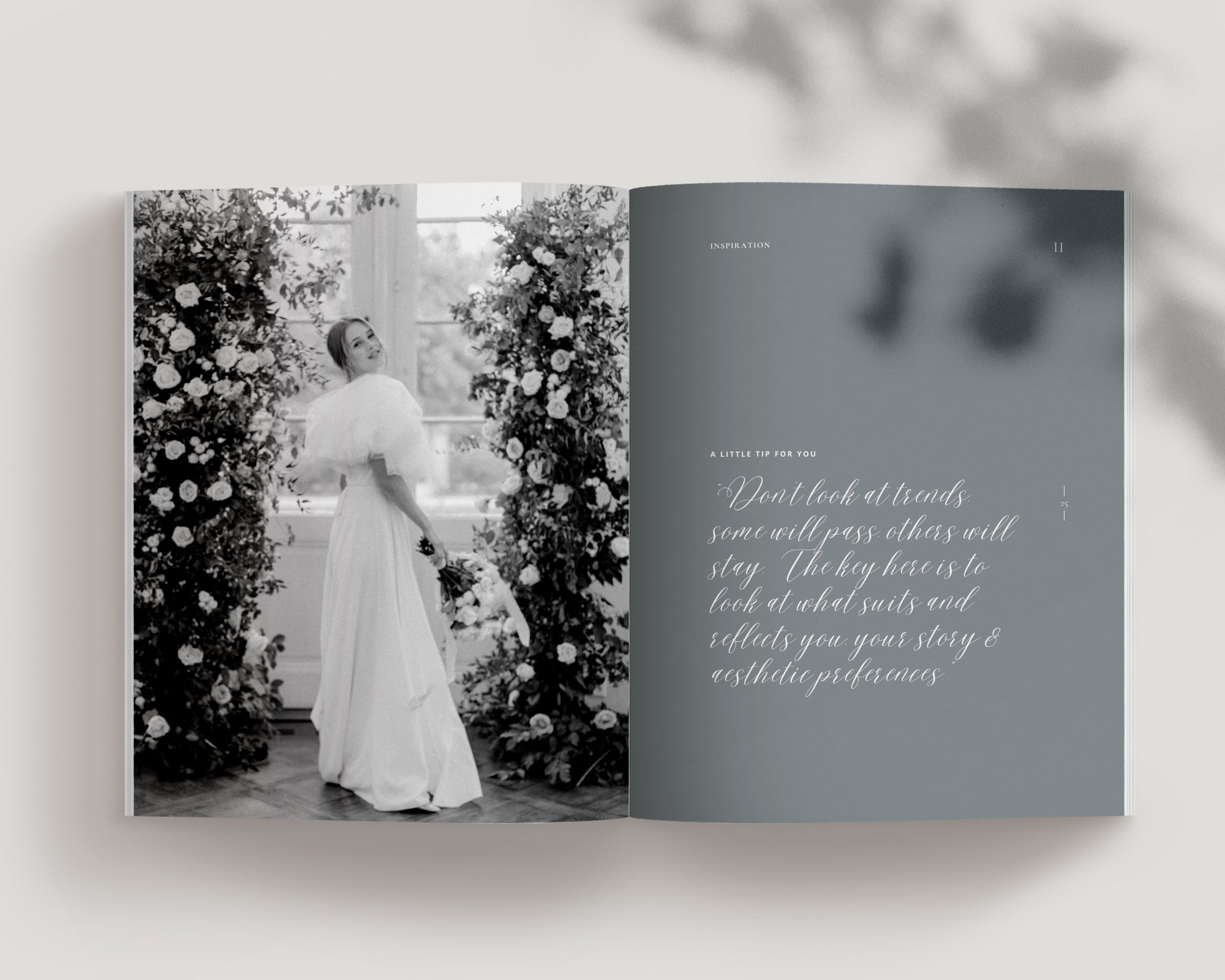 Wedding Welcome Guide  ~ Orchidée