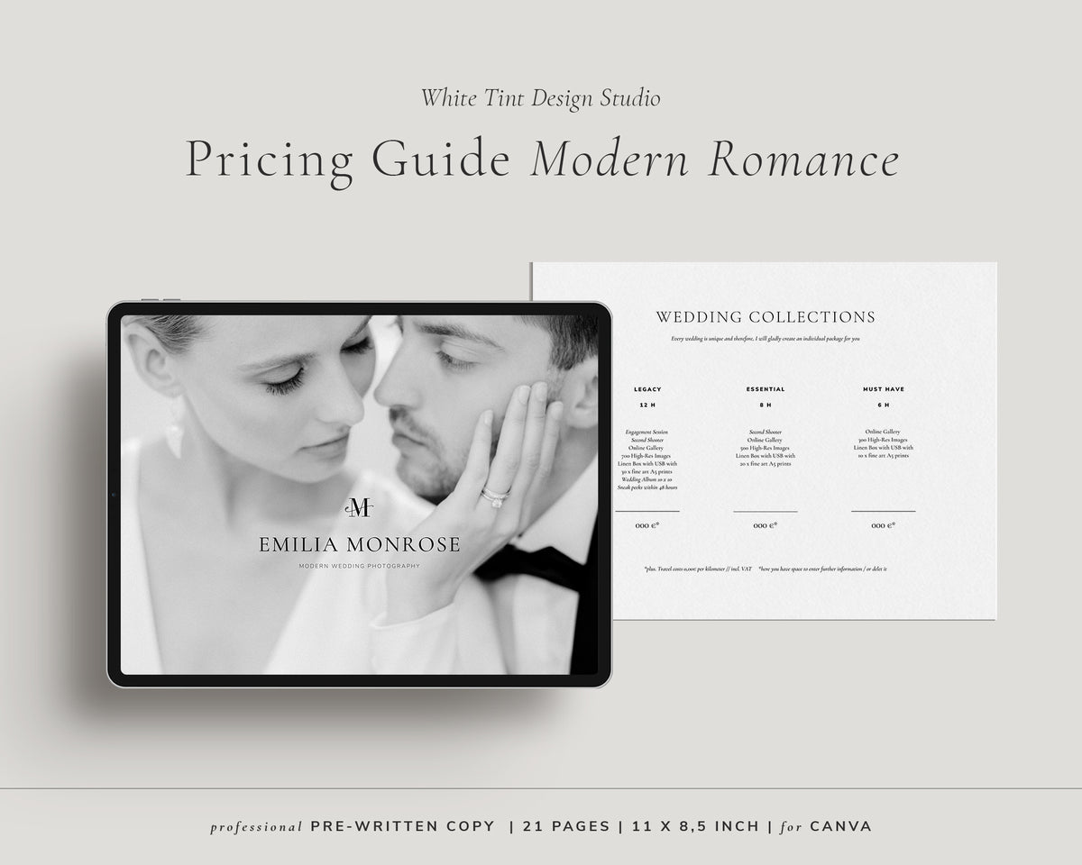 <i>canva</i><br> Marketing BUNDLE<br> <i>modern romance</i>